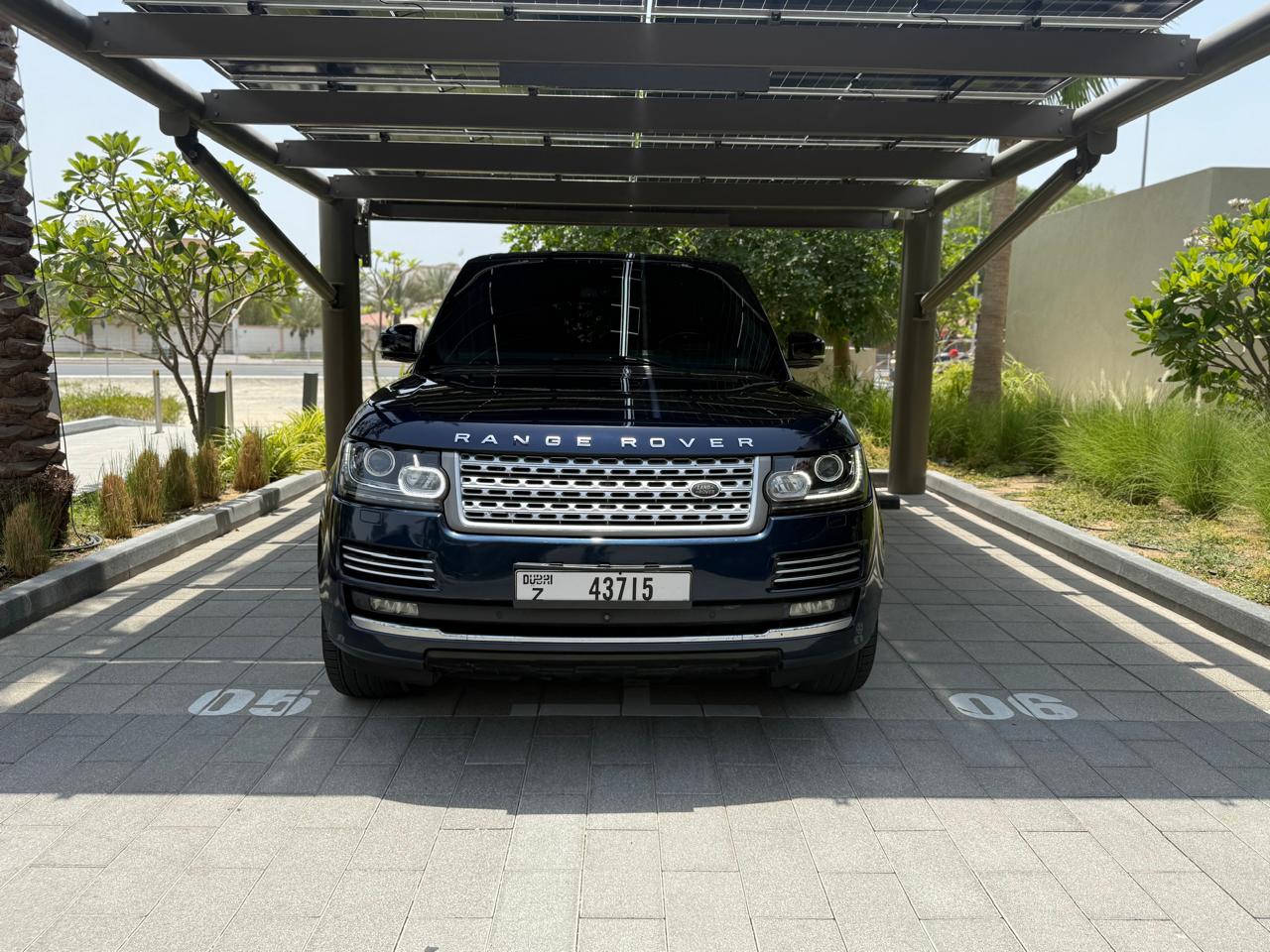 Blau Land Rover Range Rover Vogue SE Supercharged 2016